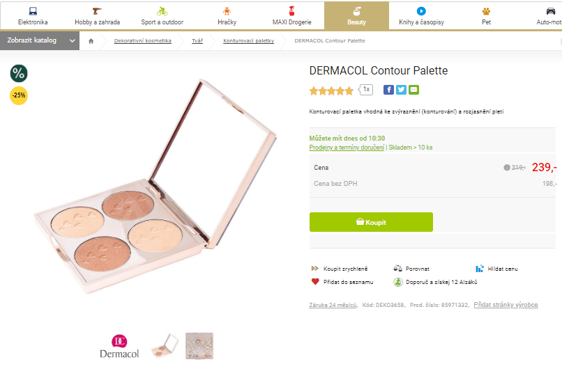 Paletka Dermacol Contour Palette