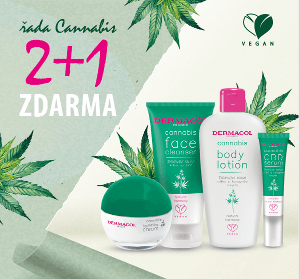 Dermacol.cz - 2+1 zdarma na Cannabis