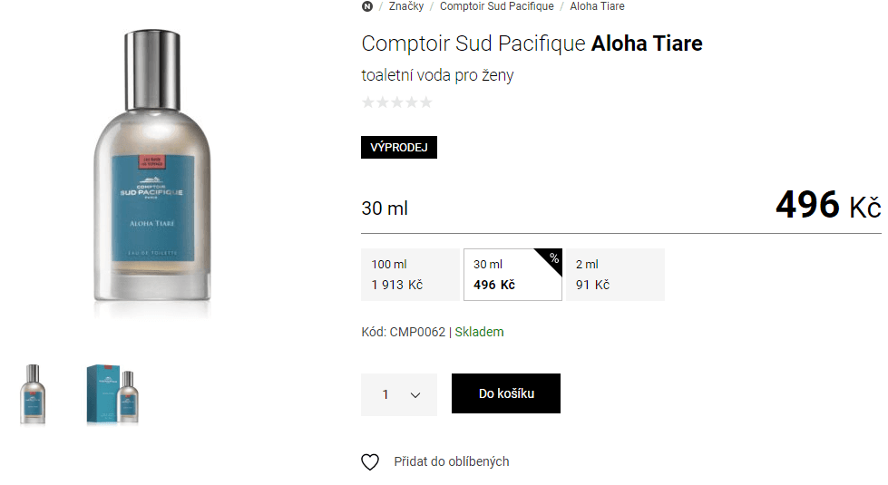 Toaletní voda Comptoir Sud Pacifique 30 ml