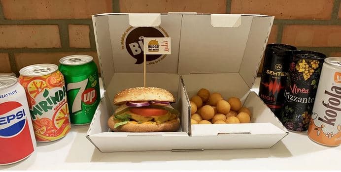 1× Burgr jako kráva dle výběru