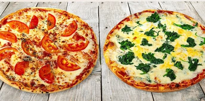 1× pizza dle výběru na odnos s sebou