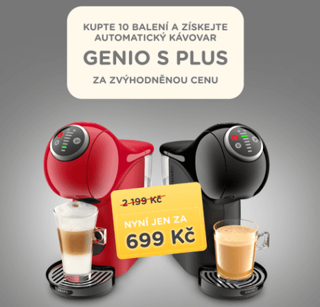 Kávovar k nákupu kapslí za 699 korun