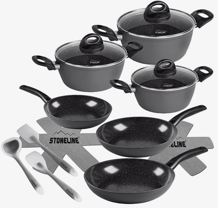 Sada nádobí Stoneline / hrnce + pánve