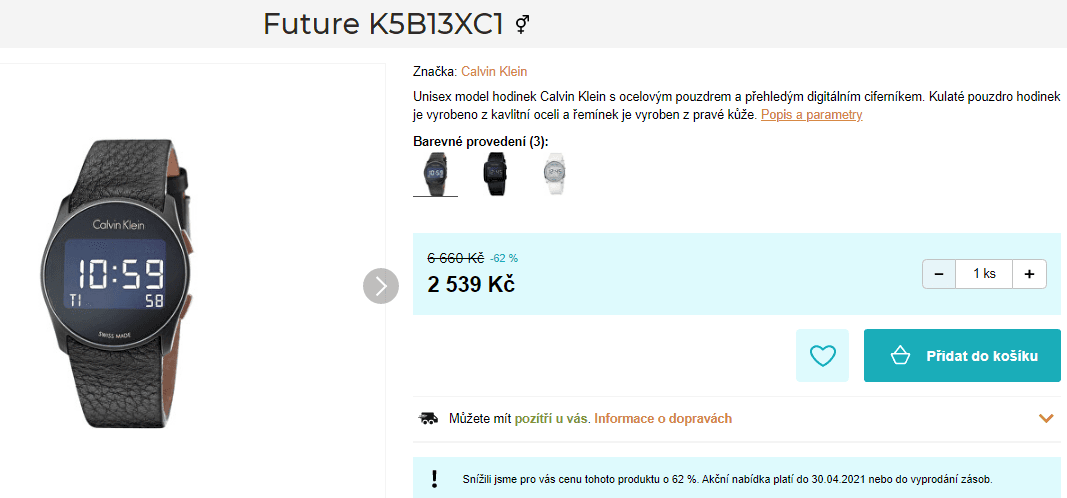 Unisex hodinky Calvin Klein Future 