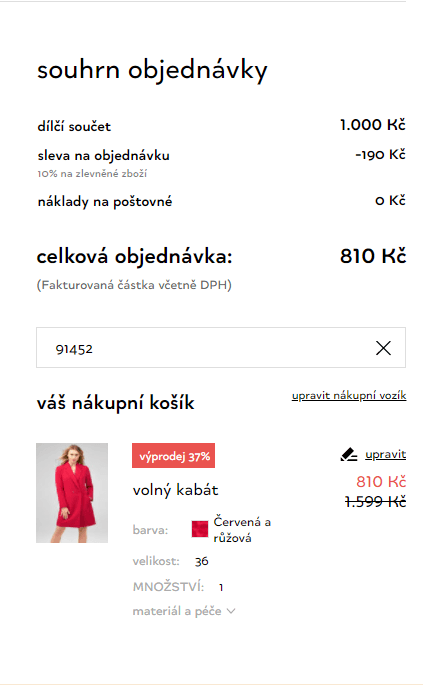 Extra sleva 10% na výprodej Orsay