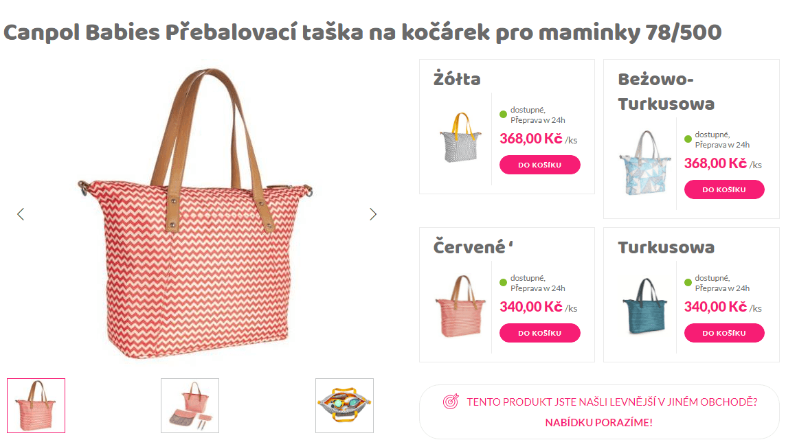 Přebalovací taška na kočárek Canpol Babies