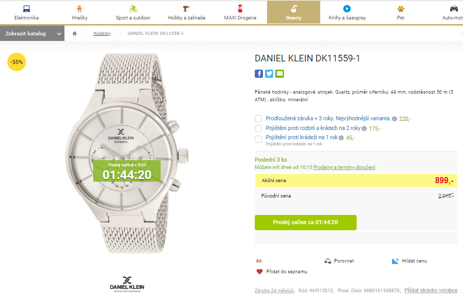 Pánské hodinky Daniel Klein DK11559-1