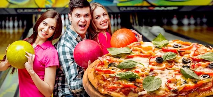2 hod. bowlingu a 1 pizza podle výběru 