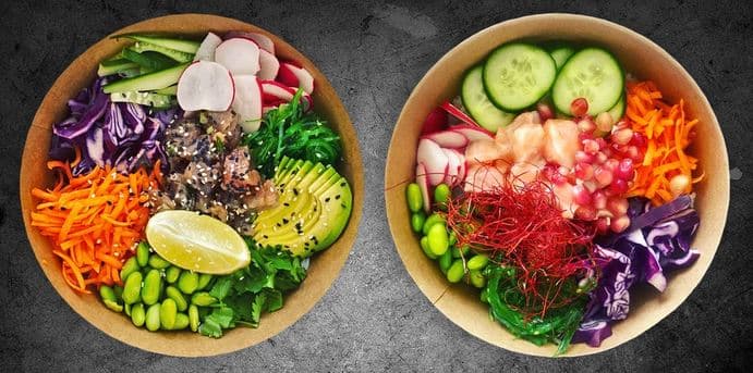 1× poke bowl podle výběru (450 g)