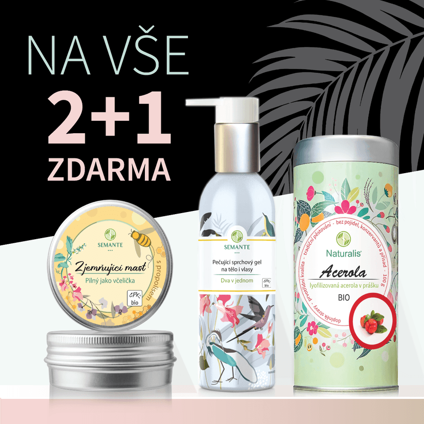 Akce 2+1 zdarma na všechno