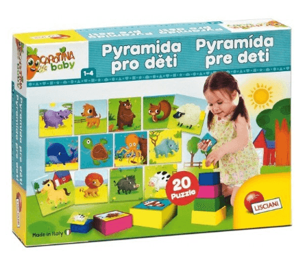 Pyramida pro děti Lisciani, 1 - 4 roky