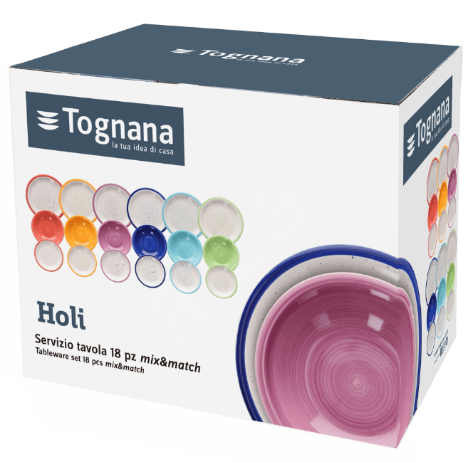 Jídelní sada Tognana Louise Holi, 18 ks