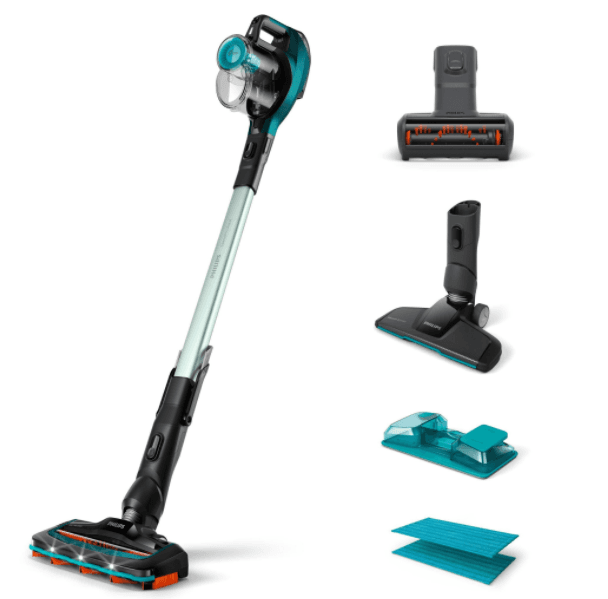 Tyčový AKU vysavač, mop 3v1 Philips SpeedPro Aqua