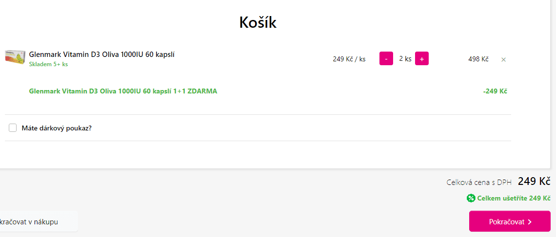 Vitamin D3 Oliva 1000IU 60 kapslí
