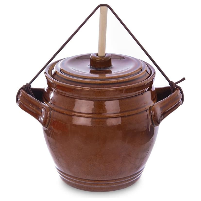 Hrnec na nakládání zeleniny 1,3 l, keramika