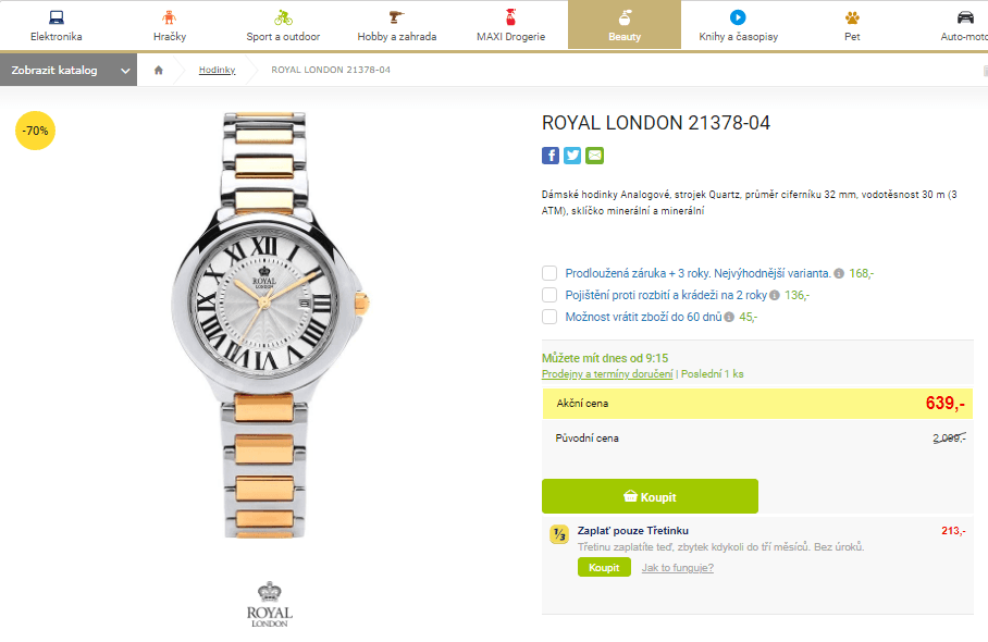 Dámské hodinky Royal London 21378-04