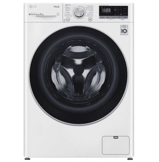 Parní pračka LG, 8kg, 1400 ot., Wifi