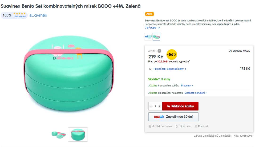 Set mističek Suavinex Bentoo BOOO +4m