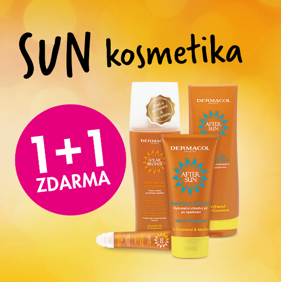 Akce 1+1 zdarma na Dermacol Sun