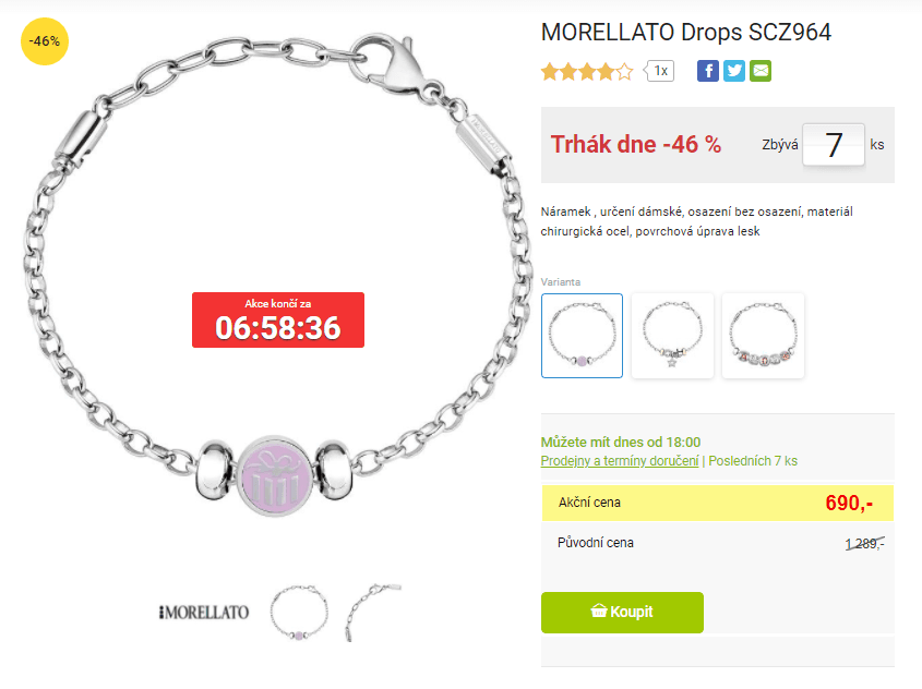 Dámský náramek Morellato SCZ964