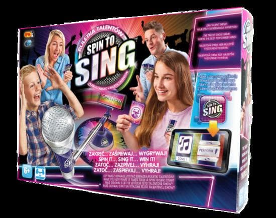 Mikrofon Spin to sing + příslušenství