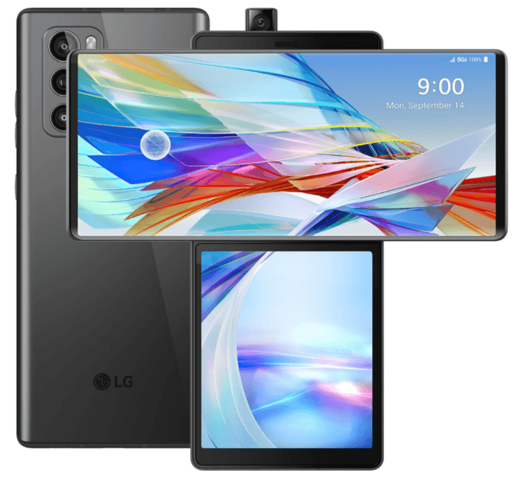 LG Wing, 8x 2,4GHz, 8GB RAM, 5G