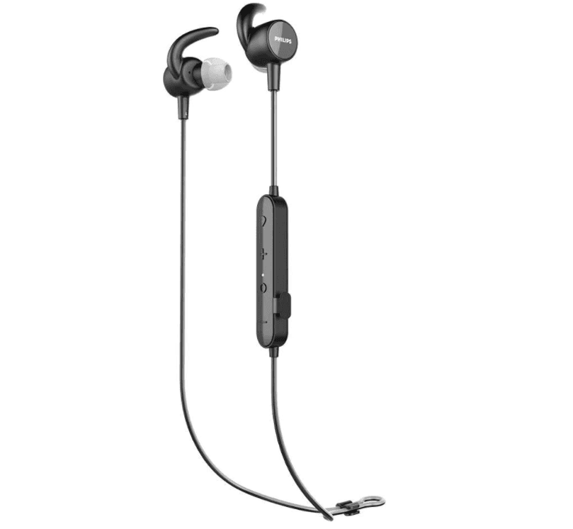 BT sluchátka Philips, měřič tepu