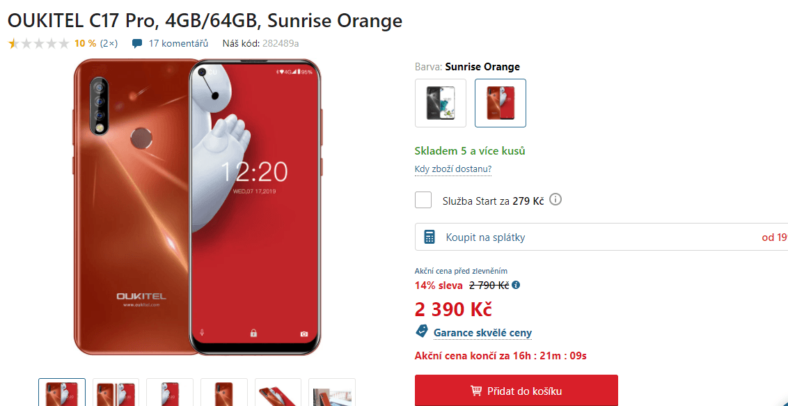 Oukitel, 8x 2GHz, 4GB RAM, 6,35"