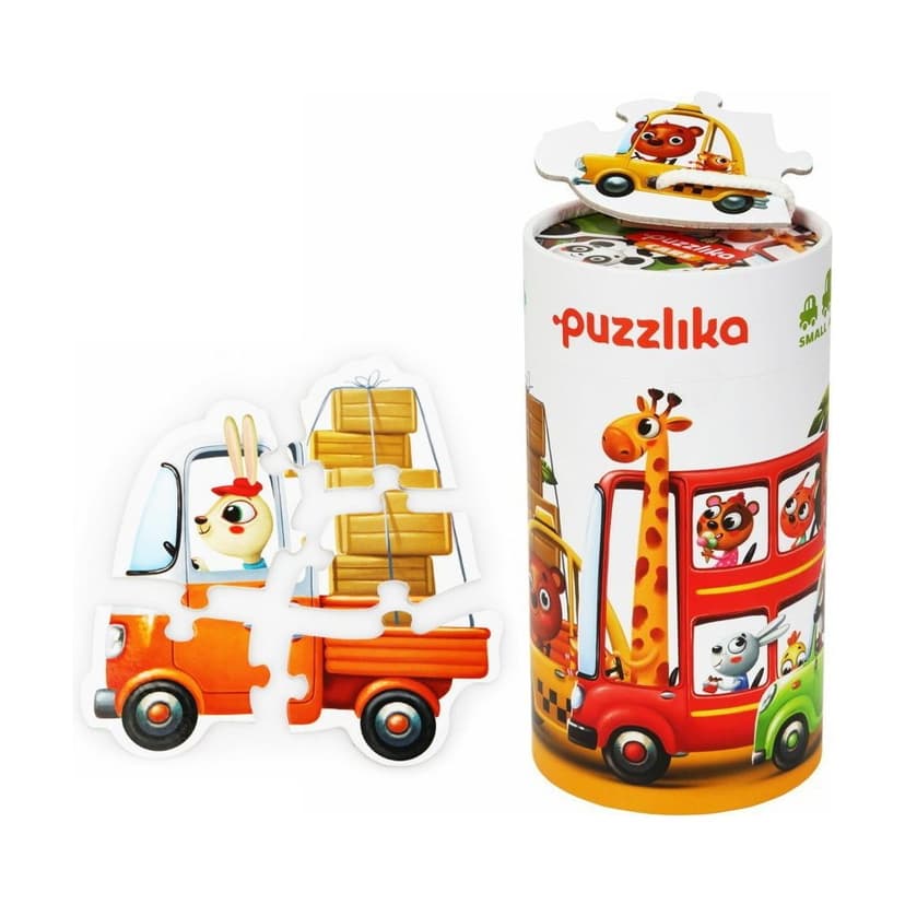 Puzzlika 13784 Auta - 5 obrázků 20 dílků