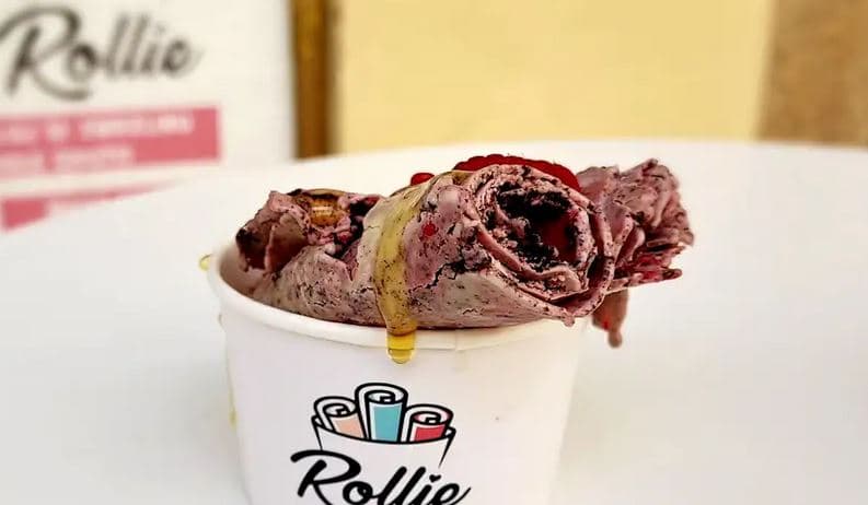  Ručně dělaná rolovaná zmrzlina (240 g)