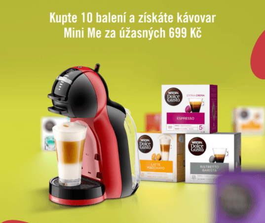 Kávovar k nákupu kapslí za 699 korun
