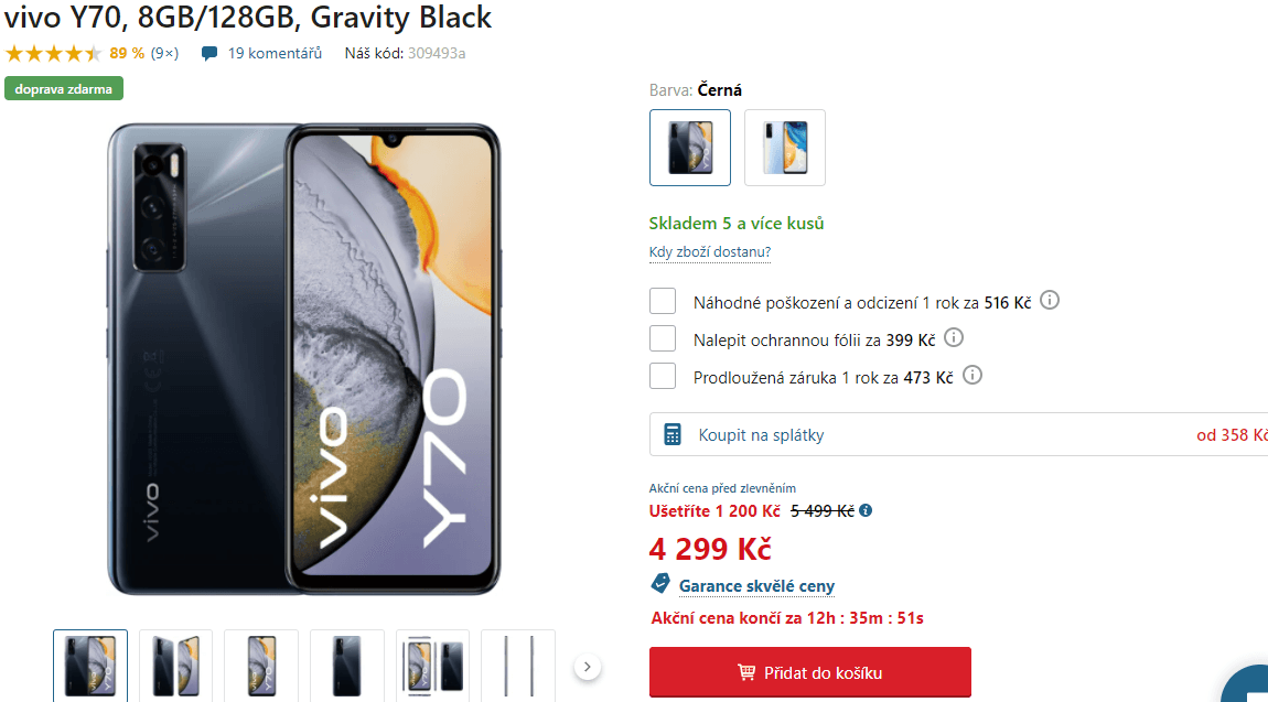 Vivo, 8x 2GHz, 8GB RAM, 6,44", NFC