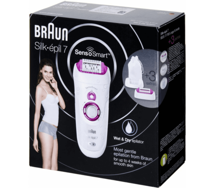Epilátor Braun Silk-épil 7, Wet & Dry