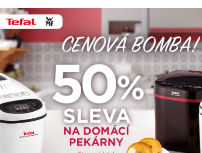 Sleva 50% na domácí pekárny