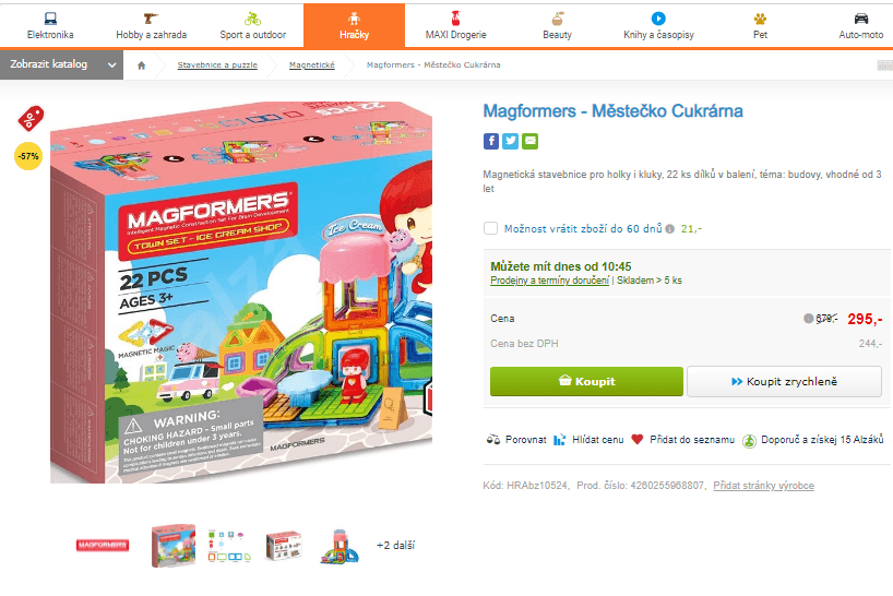 Magformers - Městečko Cukrárna