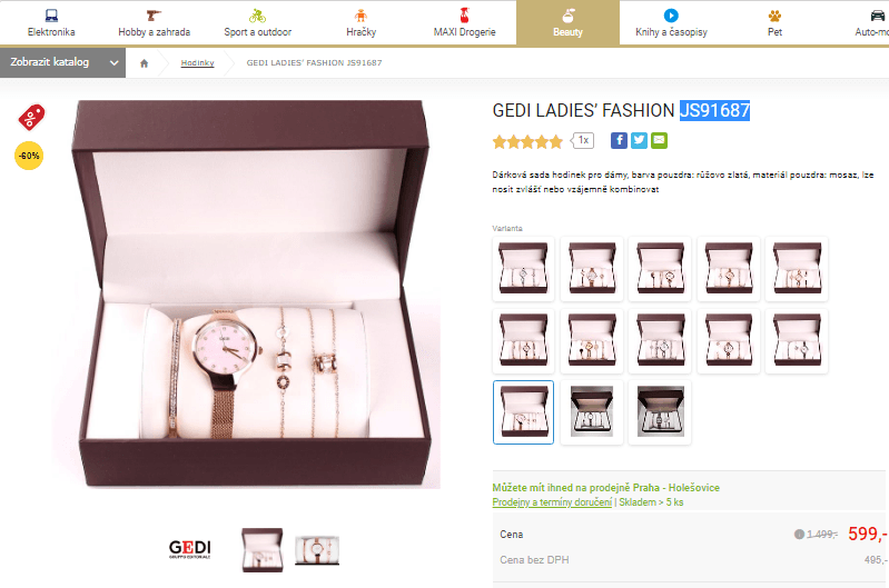 Dárková sada Gedi Ladies’ Fashion JS91687