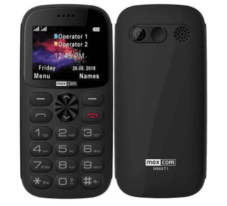 Mobil Maxcom, DUAL SIM, SOS
