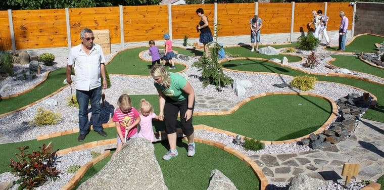 Vstup na hřiště Adventure Golfu pro děti i dospělé