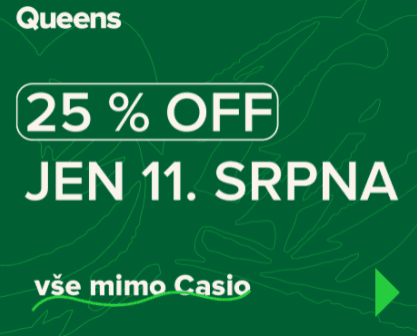 Queens - sleva 25% na vše