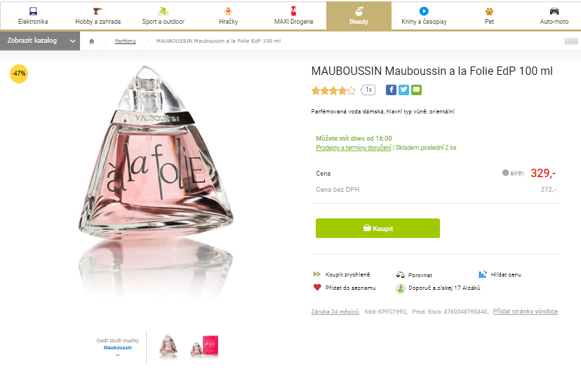 Mauboussin a la Folie EdP 100 ml