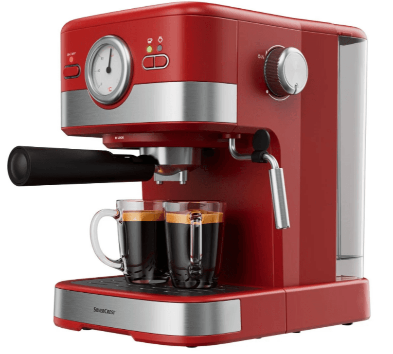 Pákové espresso Silvercrest