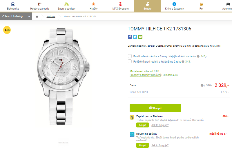 Dámské hodinky Tommy Hilfiger K2