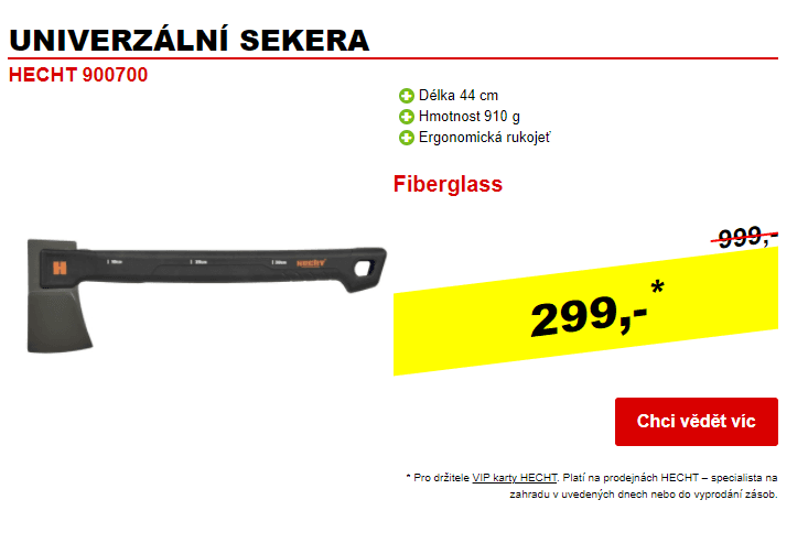 Univerzální štípací sekera Hecht