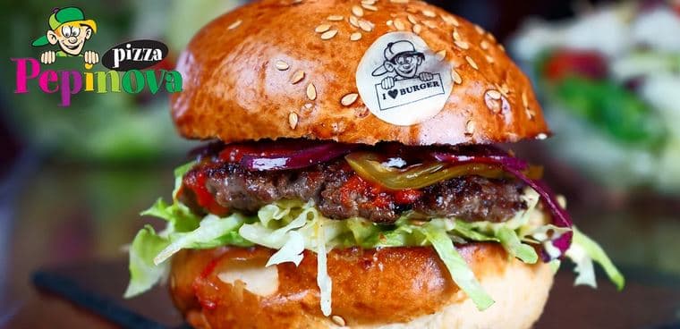 2× burger od Pepina