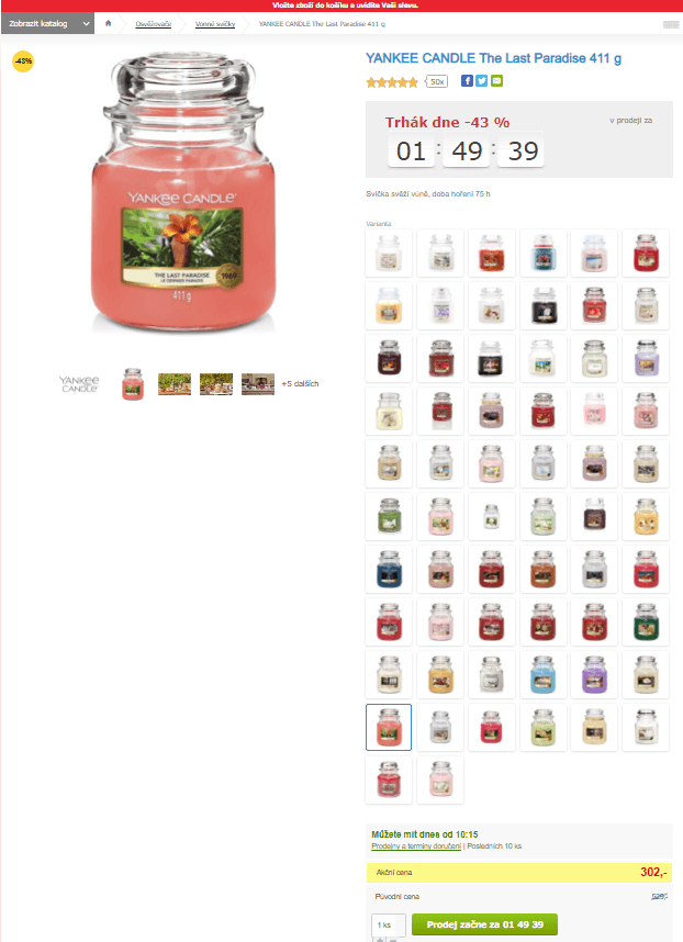 Yankee Candle Last Paradise 411 g