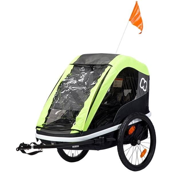 Vozík za kolo Hamax Avenida Twin lime