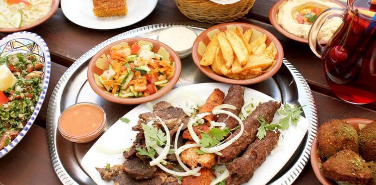 4chodové orientální menu s výběrem z grilu 