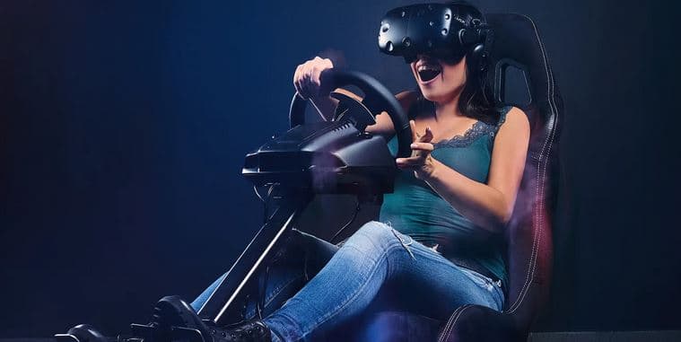 60 min. ve virtuální realitě na závodním simulátor