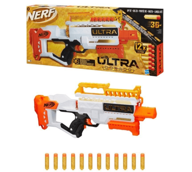 Pistole Hasbro Nerf Ultra Dorado, 36metrů