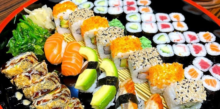 32 ks sushi  – vegetariánský set 